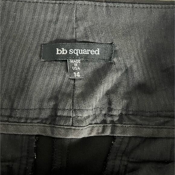 bb squared y2K Bell-Bottom Flared Low Rise Black Pants - Picture 6 of 11